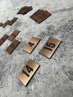 Нумерация гардеробная 1-100