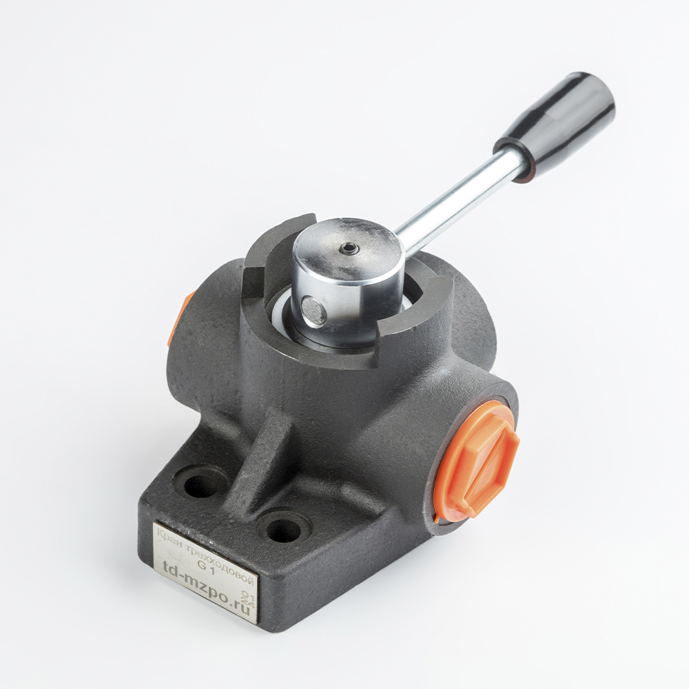 Кран трехходовой G1 (чугун)