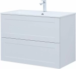 Тумба с раковиной Aquanet Терра 90 белый матовый