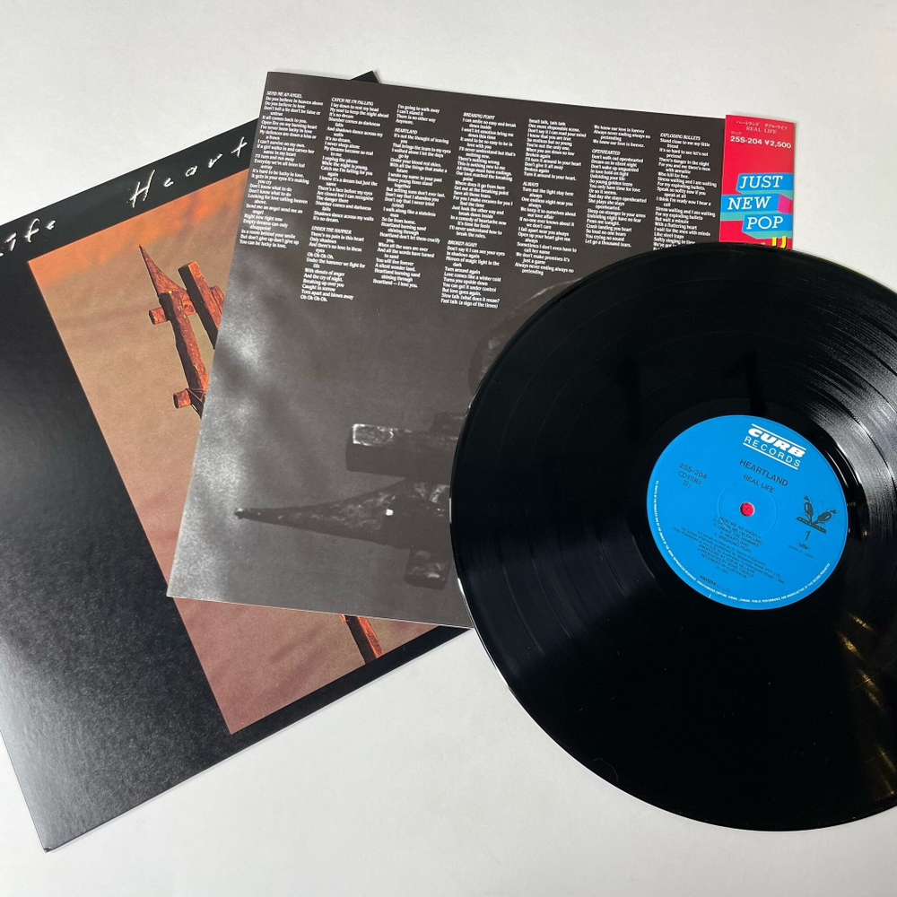 Винтажная виниловая пластинка LP Real Life Heartland (Japan 1984) (Obi)
