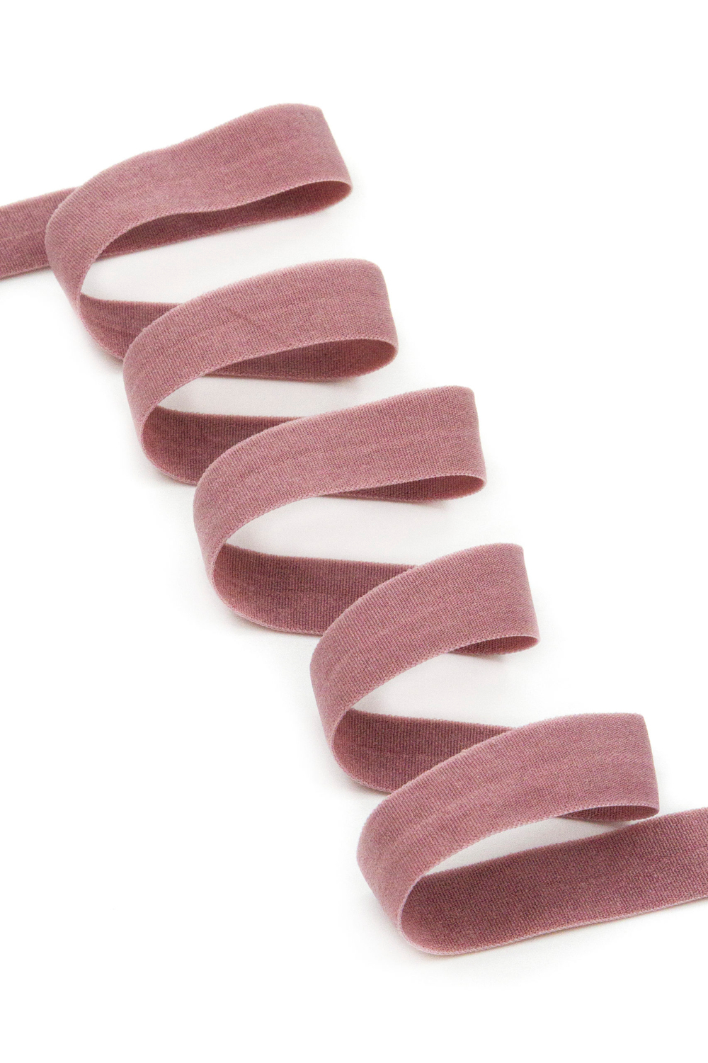 Бейка эластичная 15 мм матовая сухая роза