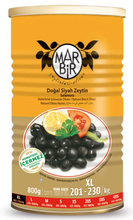 Маслины Marbir L в рассоле черные с косточкой 800 г 2 шт