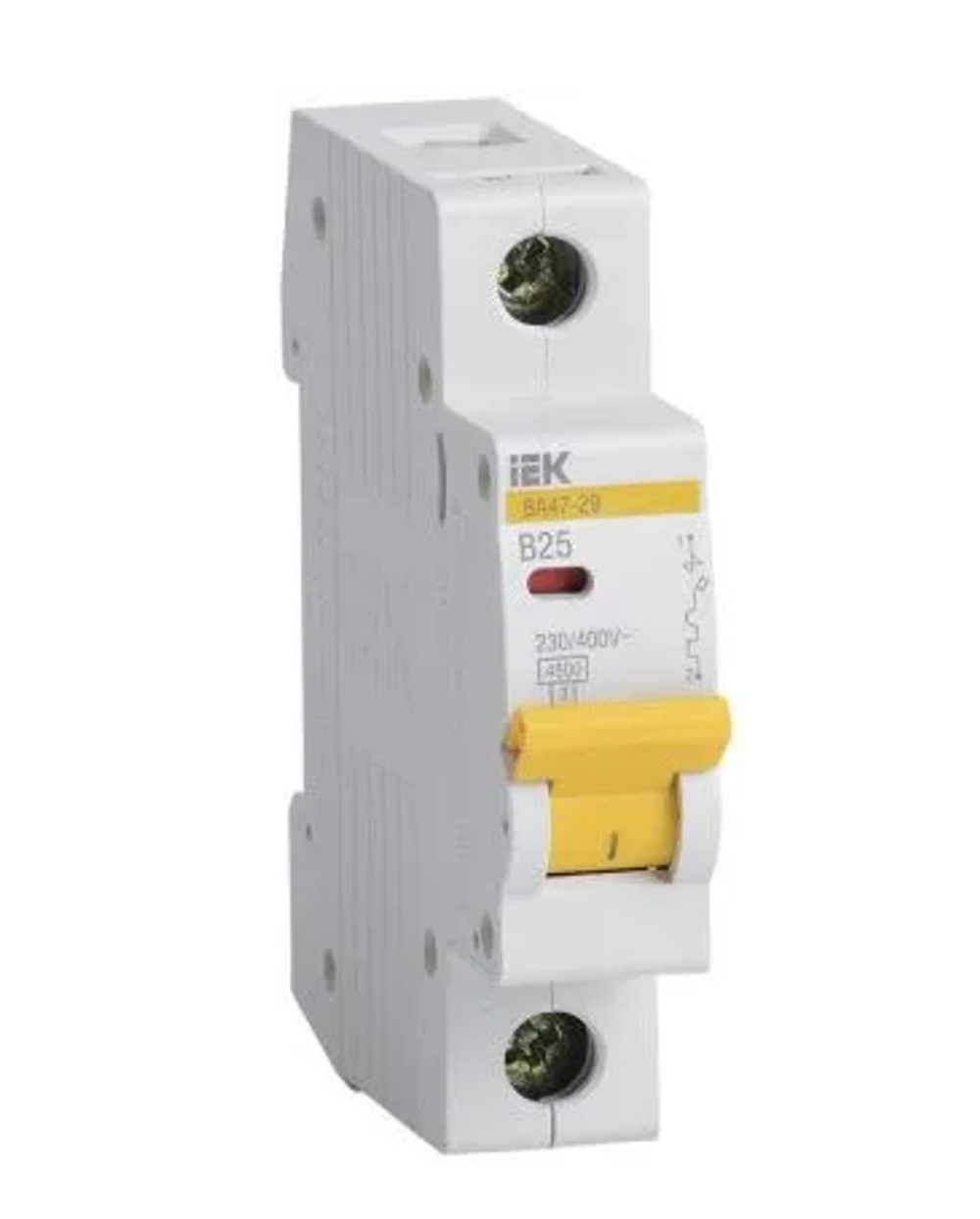 Автоматический выключатель IEK Home ВА47-29 1P C25 А 4.5 кА ш/к 4606056456868