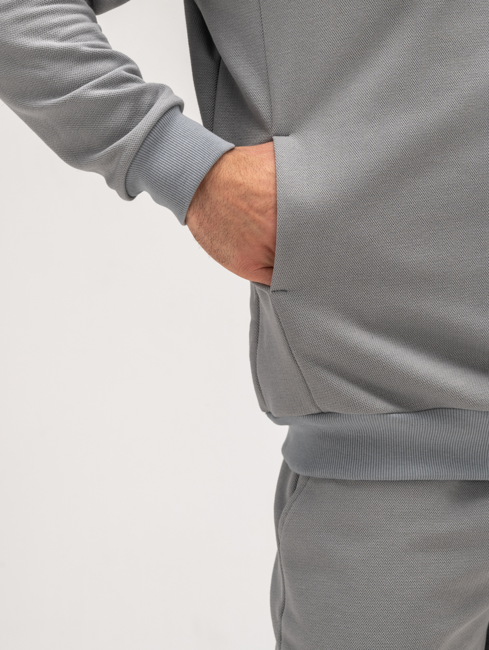 Костюм мужской спортивный теплый. Грей