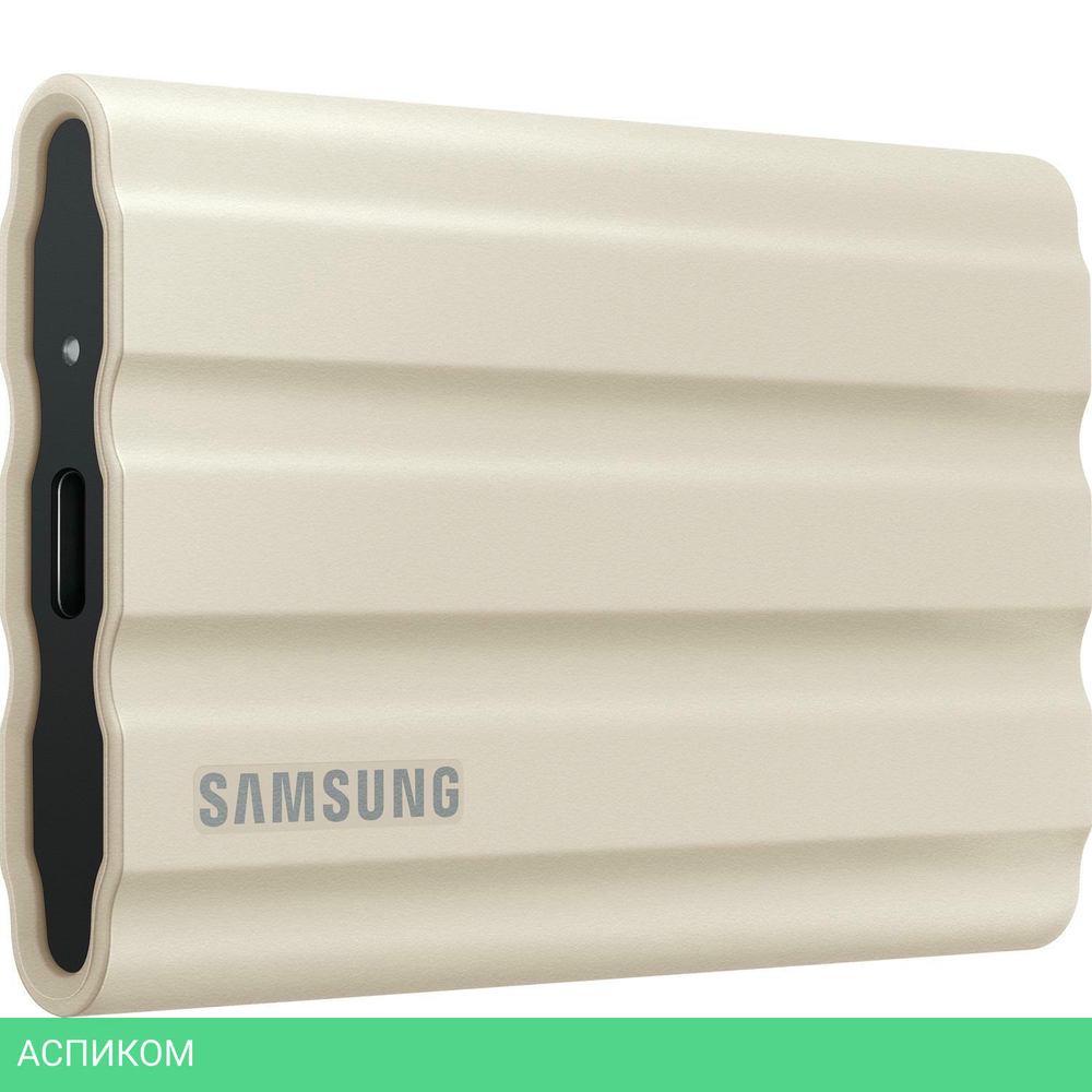 Внешний накопитель Samsung T7 Shield 2TB бежевый (MU-PE2T0K/WW)