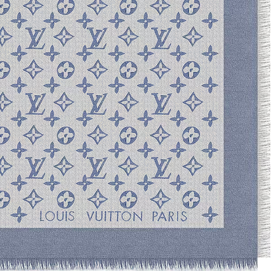 Шаль Louis Vuitton Monogram Denim