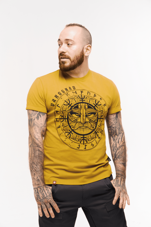 Футболка Варгградъ мужская кэмэл "Предначертание-2"