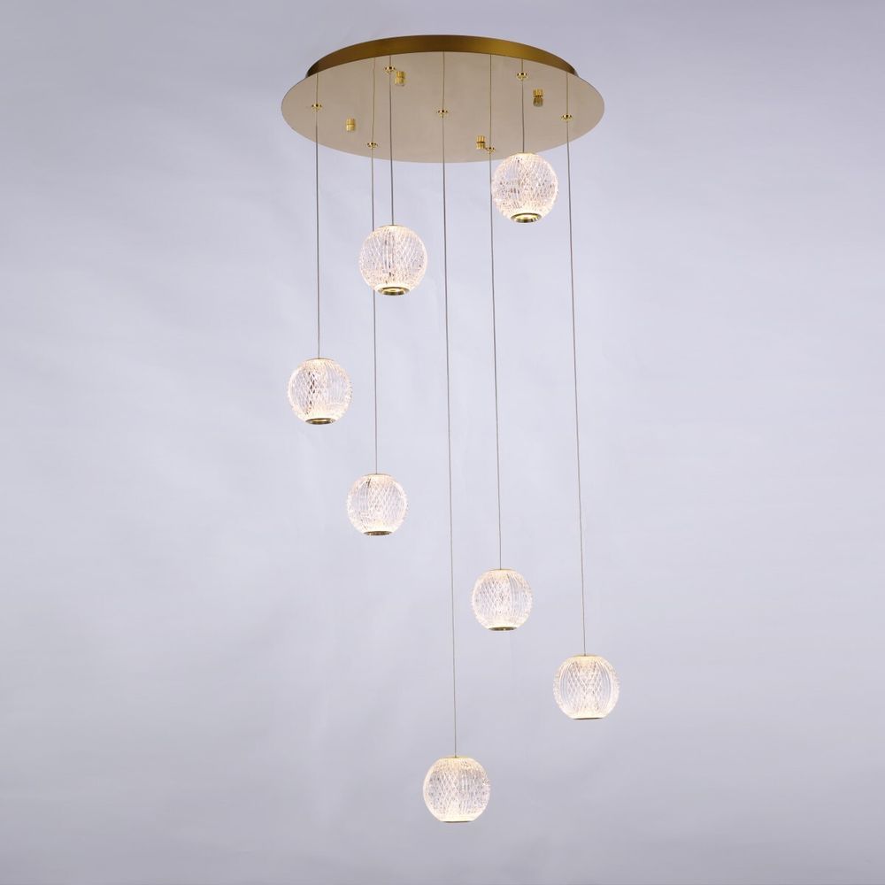 Подвесной светильник MD20001012-7A gold