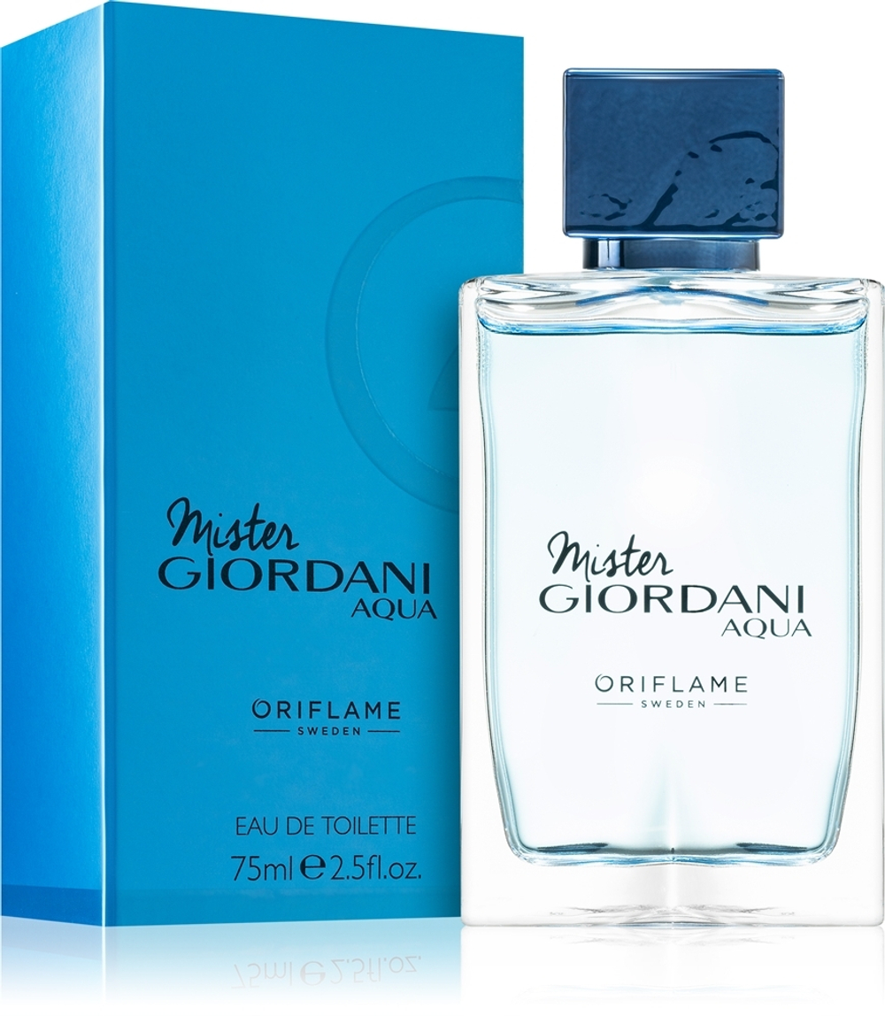 Oriflame Mister Giordani Aqua туалетная вода для мужчин