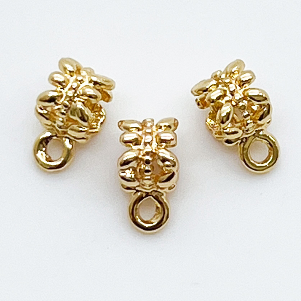 Бейл, цвет золото, размер 9*4 мм, цена за 1 шт