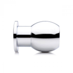 Малый анальный расширитель Small Abyss 1.5 Inch Hollow Anal Dilator - 6,1 см. (Цвет: серебристый)