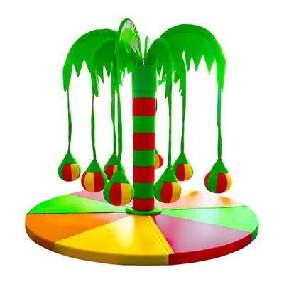 Электрическая карусель детская 4KIDS "Приключение на пальме"