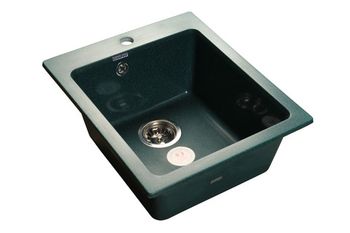 GRANFEST Мойка мрамор PRACTIC  GF-P--505  1-чаш. 505*430мм  зеленый арт.GF-