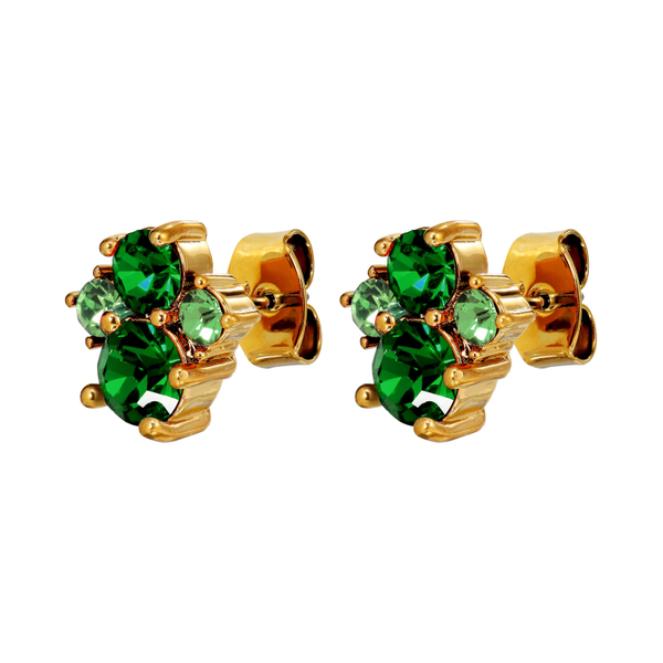 Серьги Dyrberg Kern BILLIS SG GREEN MIX 470138