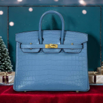 Сумка Hermes из кожи крокодила 25 см