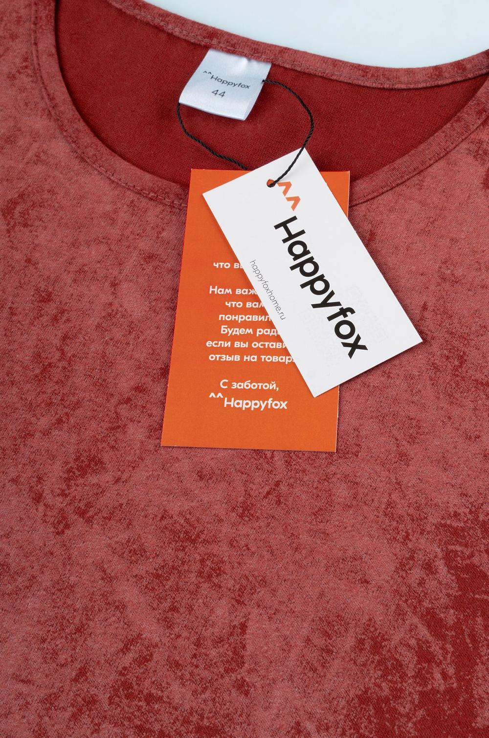 Женская удлиненная футболка с разрезами Happyfox