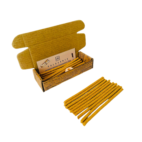 20 шт, безосновные аромапалочки из пало санто с подставкой