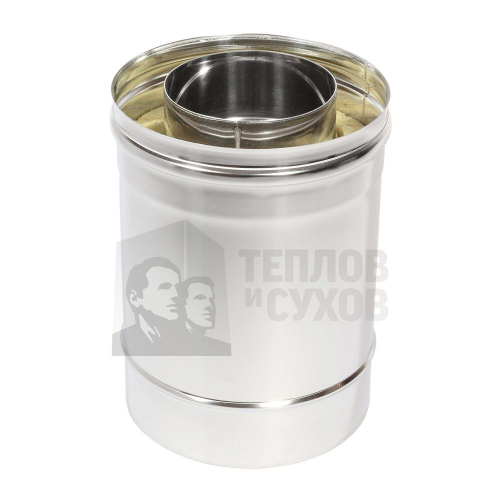 Труба Термо L 250 ТТ-Р 304-0.8/304 D115/210* с хомутом