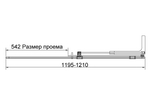 Душевая перегородка Волк-Ин (Walk-In) VSW-4WSL120CL-R, правая, 1200*2000, хром, стекло прозрачное