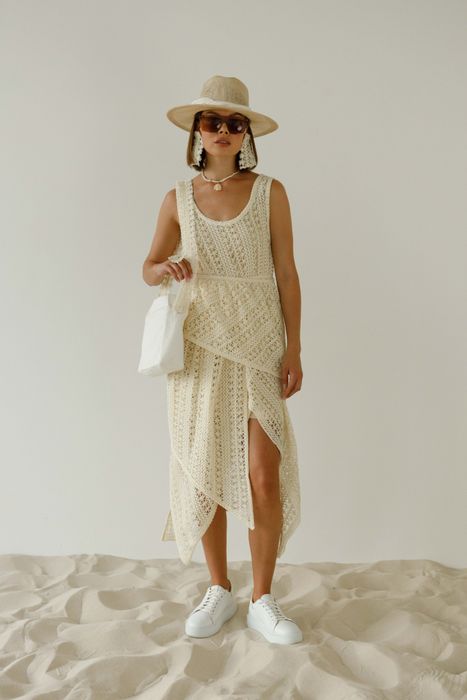 ПЛАТЬЕ САБИН СЛИВОЧНЫЙ