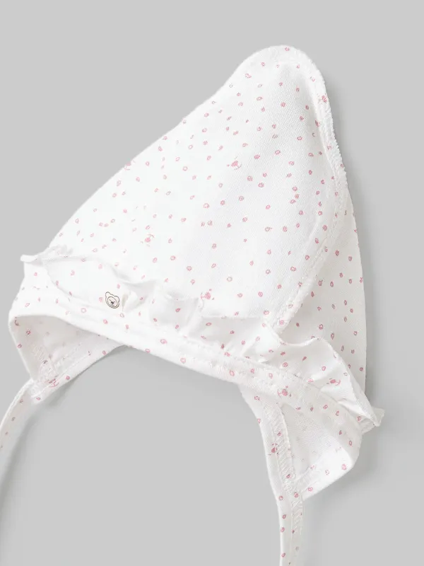 Чепчик с рюшей 