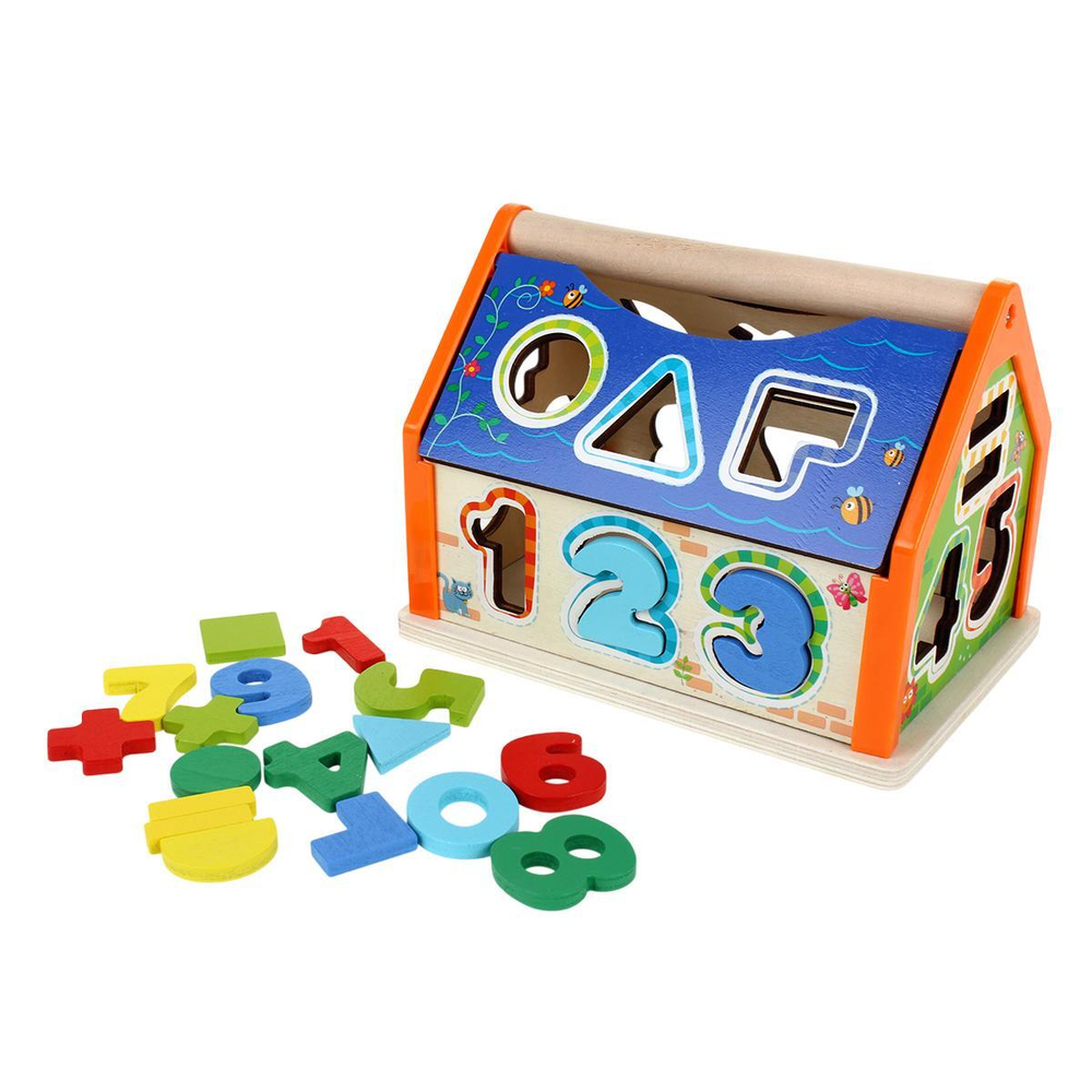 Развивающая игрушка деревянная Сортет обьемный, коробка C-41834