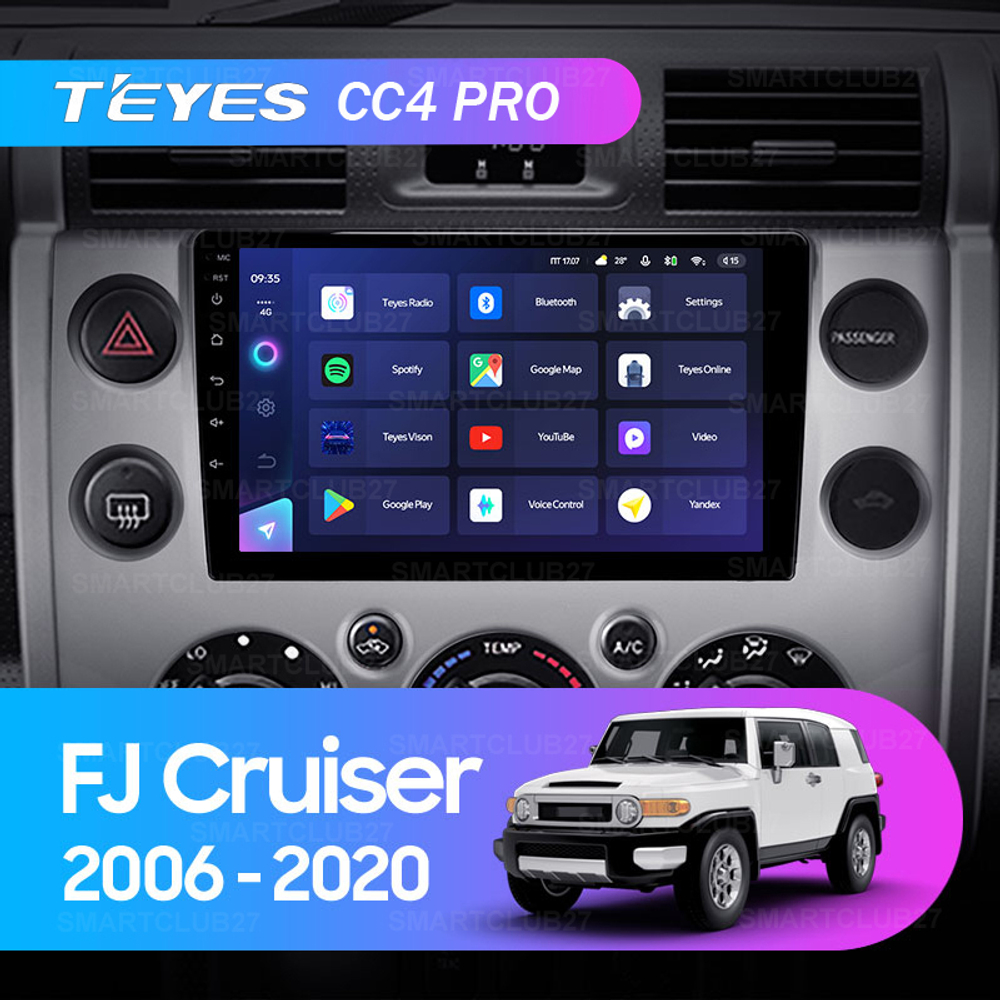 Teyes CC4 Pro 9" для Toyota FJ Cruiser 2006-2020