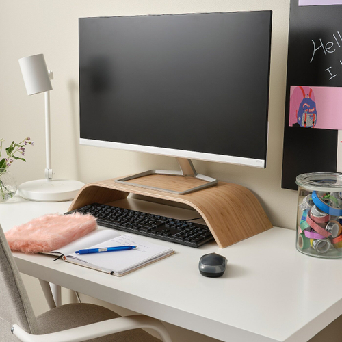 Подставка для монитора IKEA SIGFINN (СИГФИНН), Бамбуковый шпон, 53х24х10