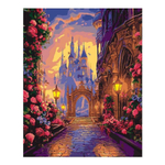 Картина по номерам 40*50см "Волшебный замок" (Lori)