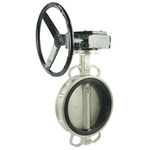 Water Butterfly Valve Elephant 316L-EPDM-RDN, body material - stainless steel AISI 316L, disk material - stainless steel AISI 316L, seal - EPDM, gear operated