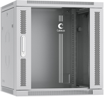 Шкаф настенный 19", 12U Cabeus SH-05F-12U60/60-R