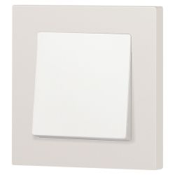 Переключатель Intro Accent 6-103-06 , 10А-250В, IP20, СУ, AL/CU, перламутр