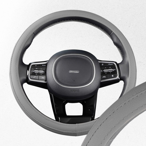 Оплетка руля M Skyway Eco Standart 1 экокожа черная основа серая