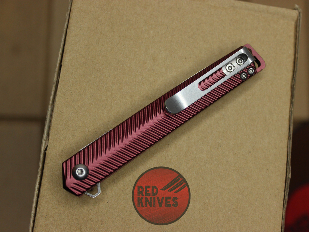 Нож CRKT Stylus - рукоять бургунди алюминий