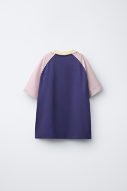 ZARA X PUKAS ФУТБОЛКА РЕГЛАН PUKAS SURF, СИНИЙ