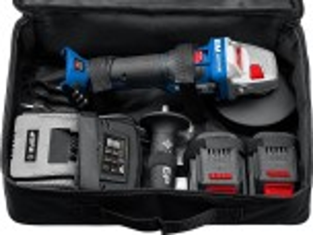 Угловая шлифмашина аккумуляторная ЗУБР AB-125-42 Профессионал