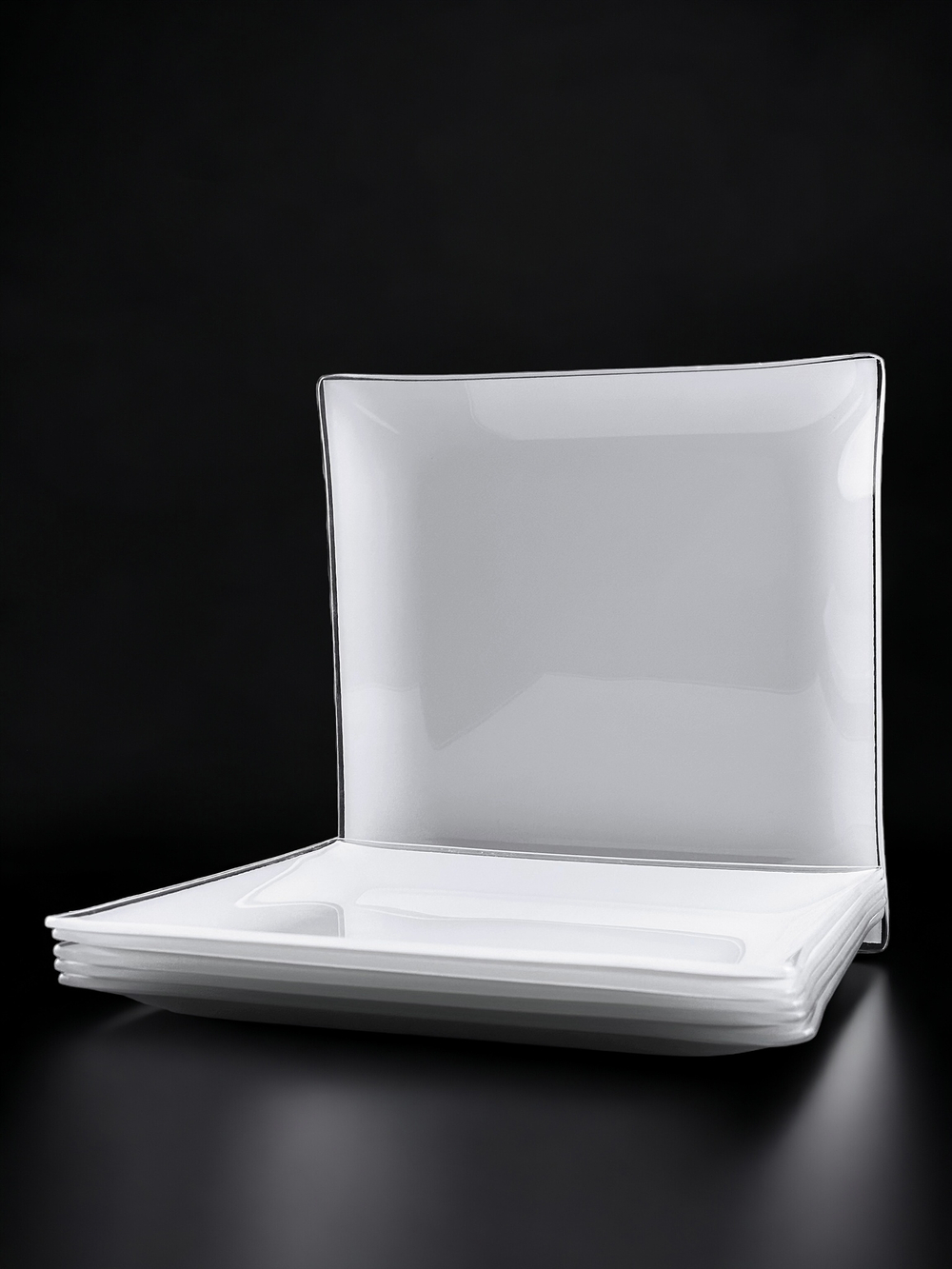 Тарелка молированная "WhitE" Ф230, квадрат