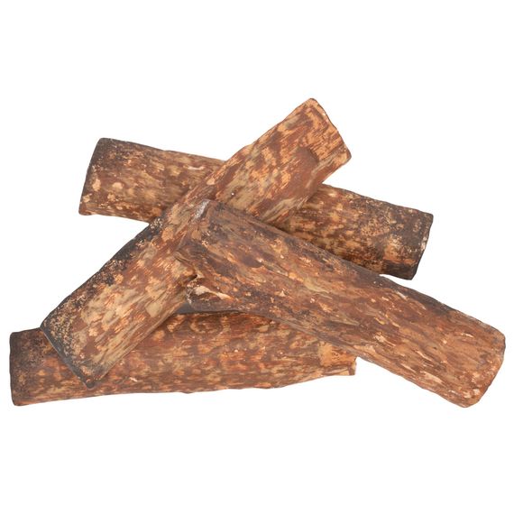 Набор керамических дров Firelight для биокамина - сосна колотая, упак_4 шт — (1)