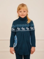 Платье туника вязаное