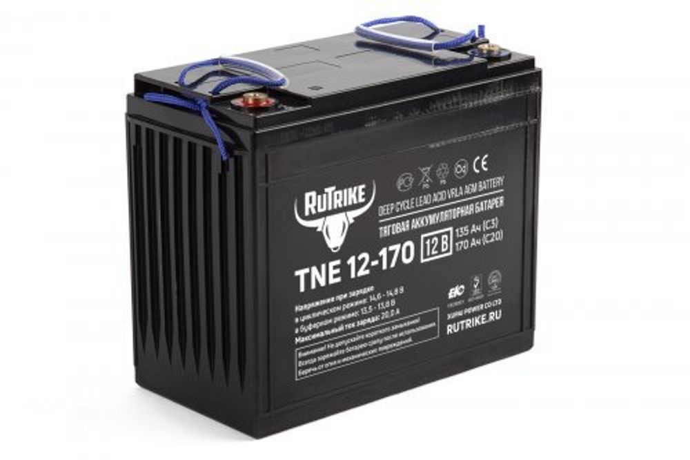 Тяговый аккумулятор RuTrike TNE 12-170 (12V135A/H C3)