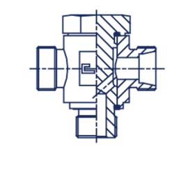 Соединение JTE DS08 14х1.5 (корпус)
