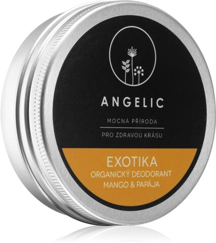 Angelic Organic deodorant "Exotica" Mango & Papaya - крем-дезодорант качества BIO /   50  ml  / GTIN 8594186330621