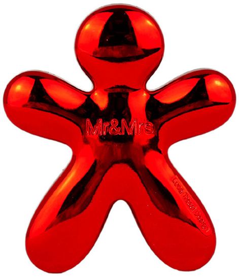 Перечная мята, ароматизатор для автомобиля NIKI красный металлик, Mr&Mrs Fragrance