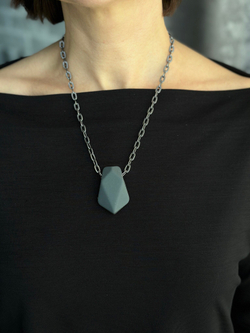 HMG 1296 Gray Колье  арт.0699