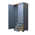 Шкаф 2 двери с ящиками деревянный Фалко