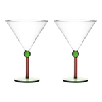 Набор креманок orb, 260 мл, зеленый/красный, 2 шт