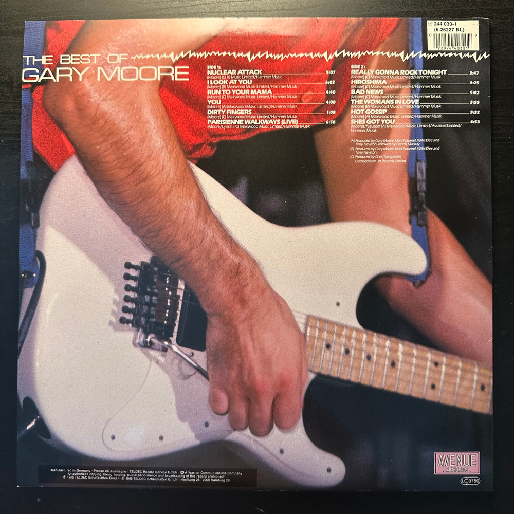 Gary Moore - Nuclear Attack (Германия 1985г.)