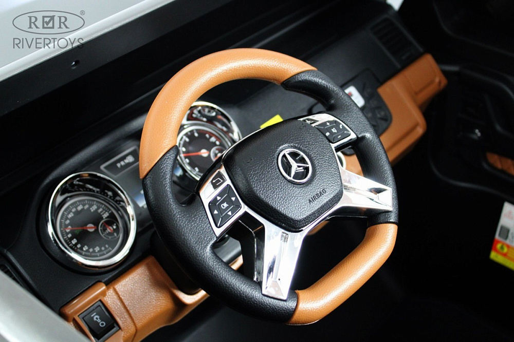 Детский электромобиль RiverToys Mercedes-Maybach G650 Landaulet M999MM WHITE/белый