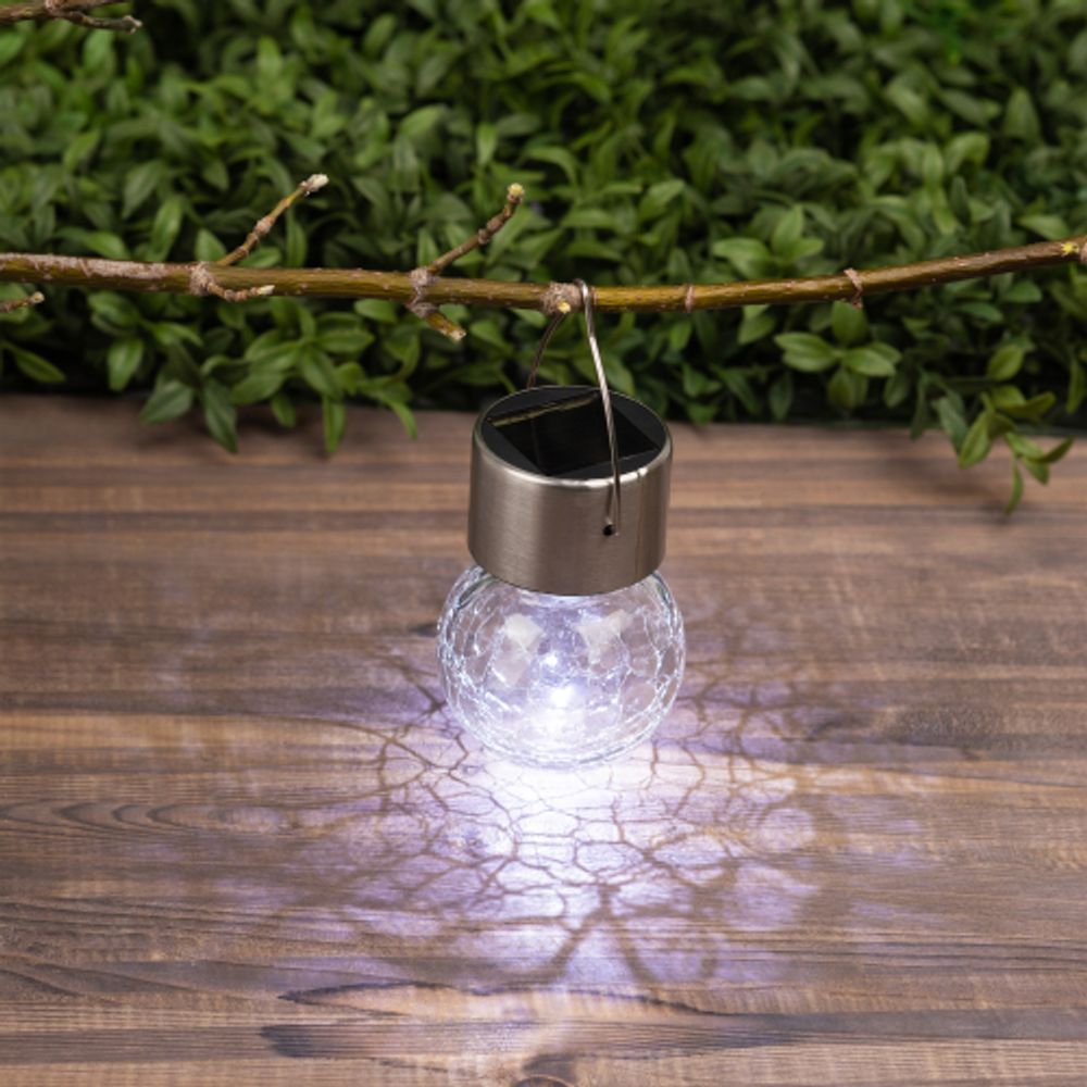 Светильник уличный ЭРА ERASF22-32 подвесной на солнечной батарее Лампочка | Садовые декоративные светильники