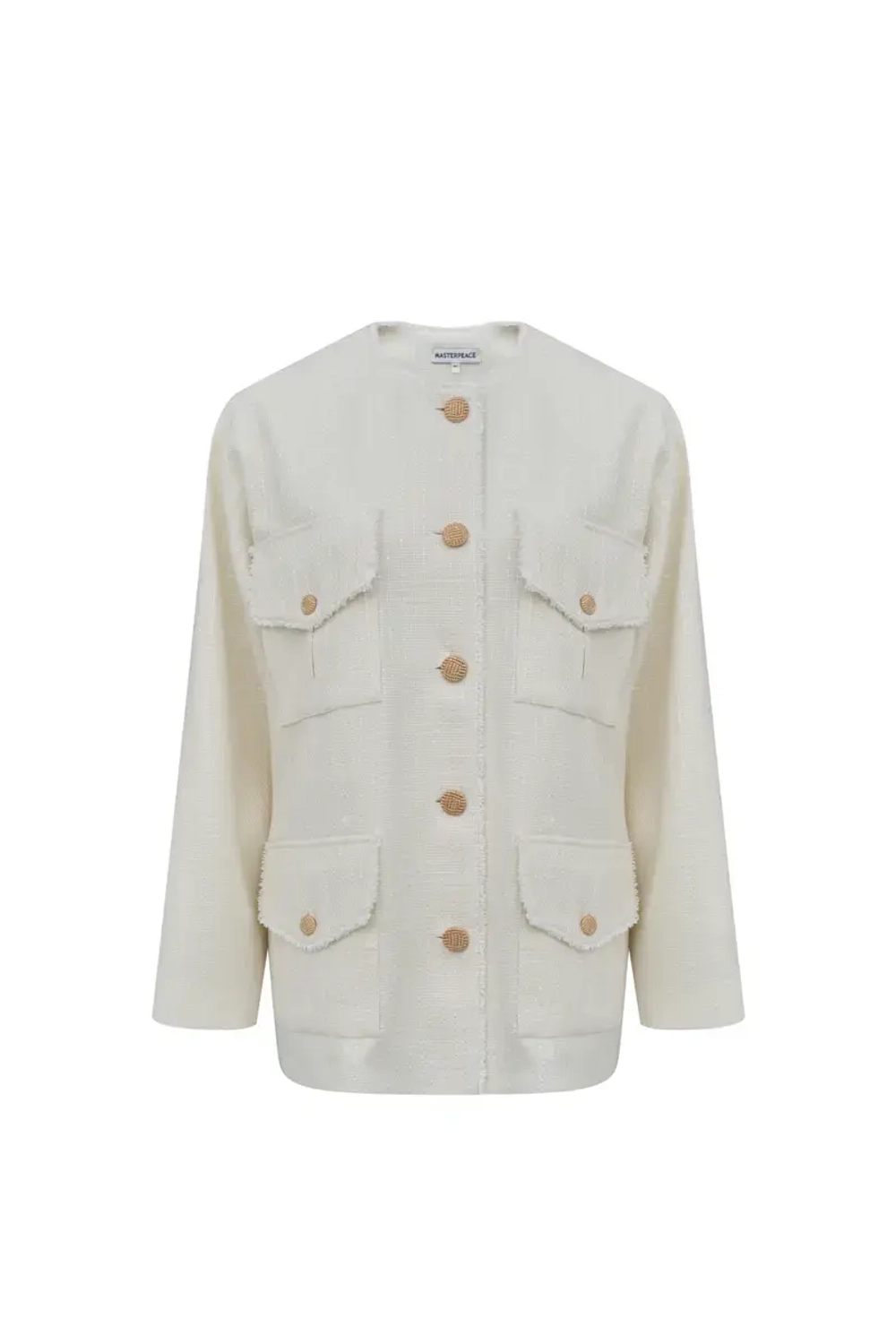 Жакет-тулуп белый